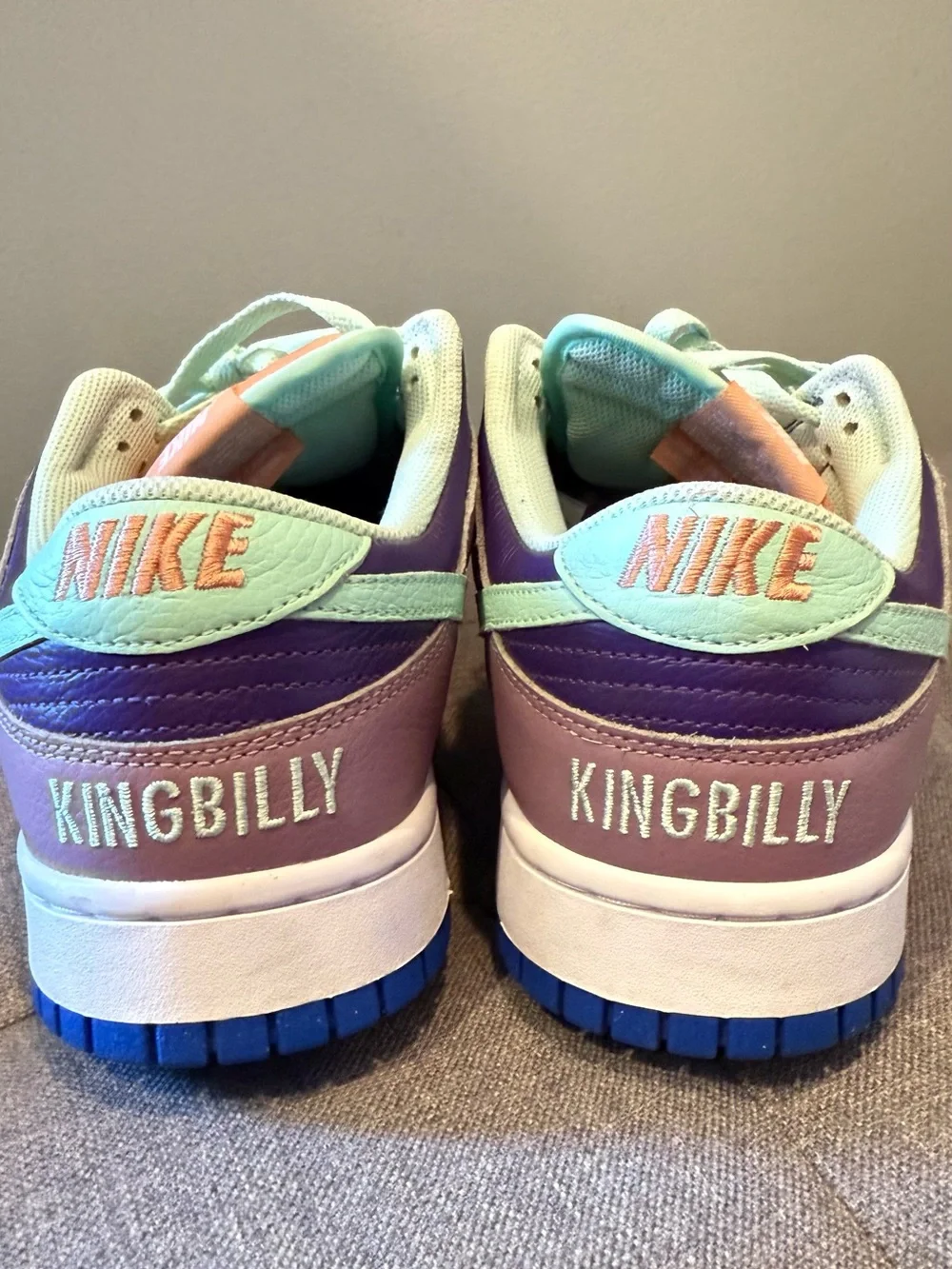 Nike Dunk Low By You Custom Multicolor KINGBILLY Size 13 FN0569-900